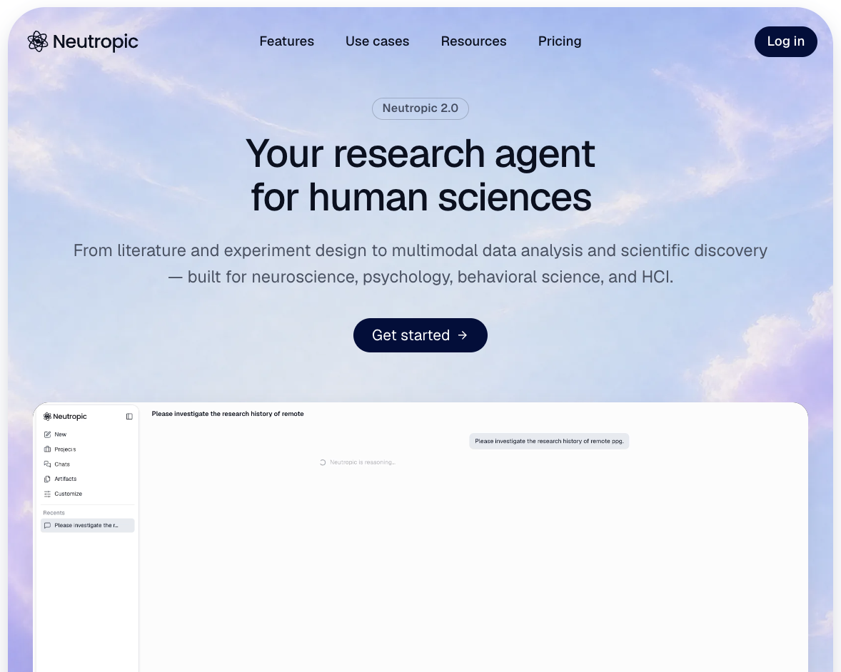 Neutropic findings dashboard with reproducible figures and reports